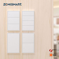 ZemiSmart Zigbee Wall Switch Neutral Push Button Interruptor work with Tuya, Alexa & Google Home Voice Control AU Certified