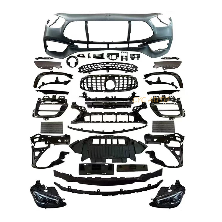 

Old to 2020-2023 New Conversion Style Bumper with Light Hood Fender for Mercedes E Class W213 E63S 2016 2017 2018 2019