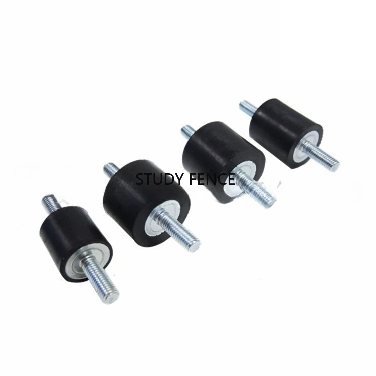 4PCS Rubber Shock Absorber External Thread VV Type At Both Ends M4/M5 Household Hardware Accessories Shock Absorber Tool