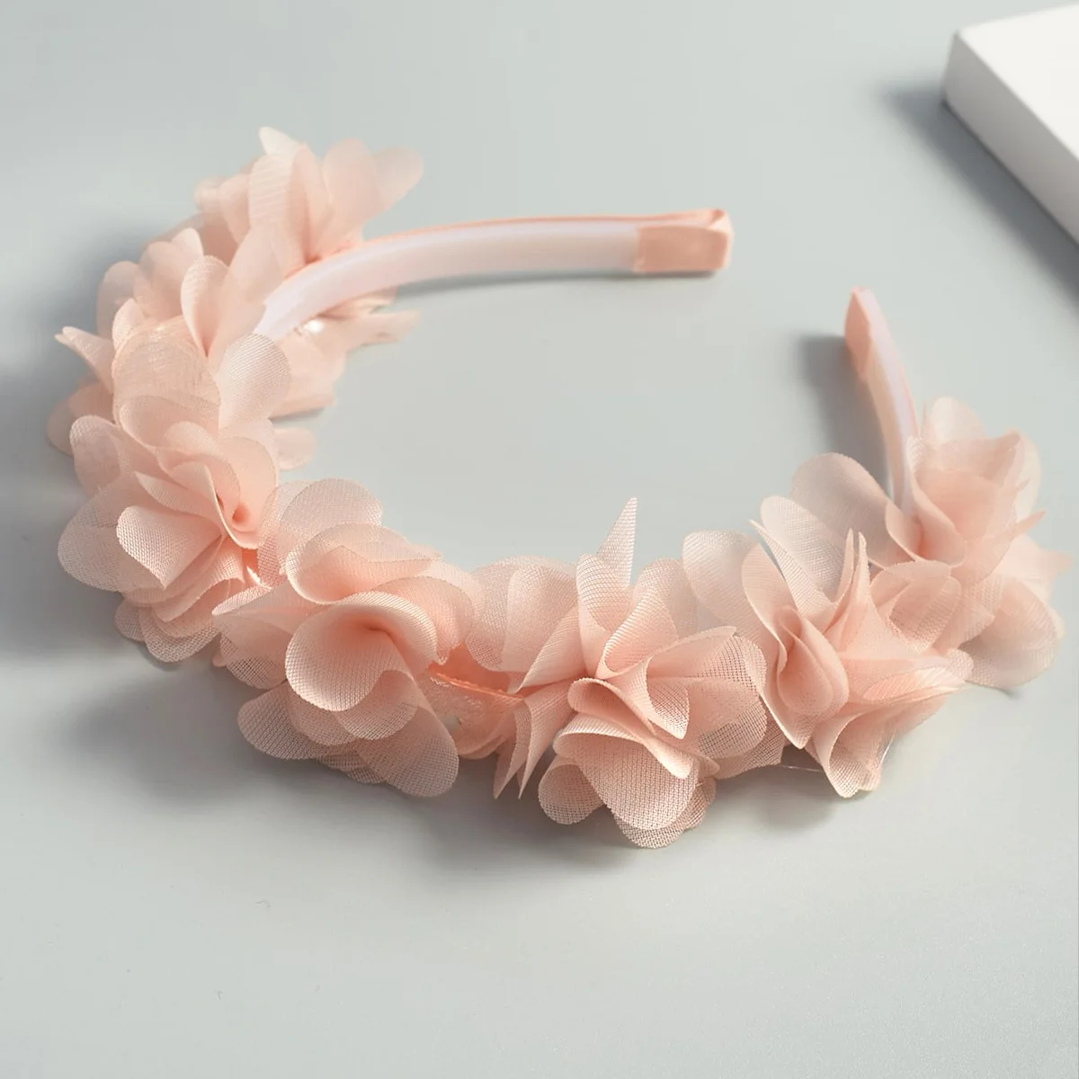 Fashion sweet Flower Headband For Women Pink Girls Hairband Hair Hoop Kids Princess Headdress Hair Accessories Flower Headwear