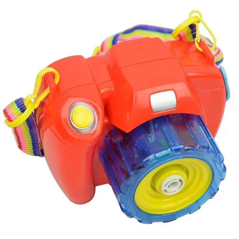 Outdoor Toys Fully Automatic Lighting Sound System Bubble Camera Flash Gun Children's Soap Birthday Christmas Gift