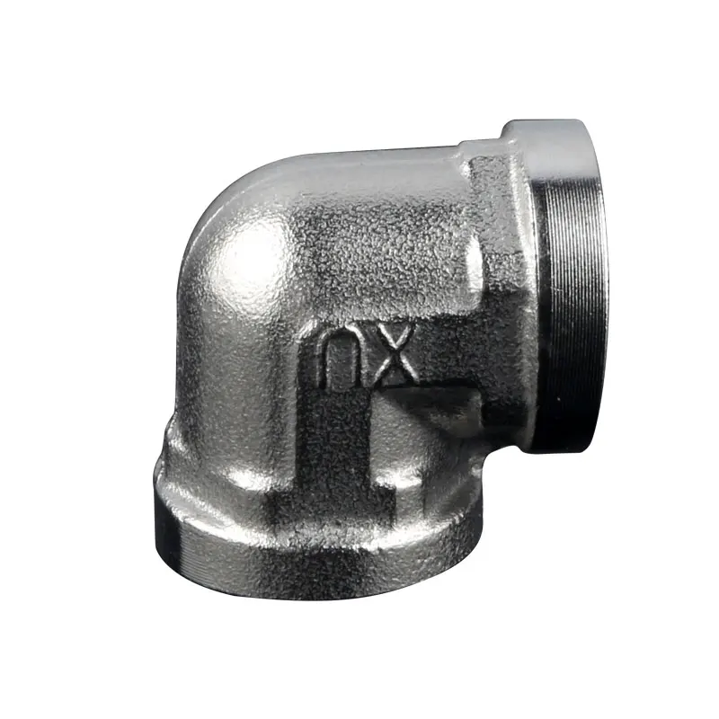 Linha interna de aço inoxidável da tubulação de água do ângulo direito do cotovelo 20mm aos encaixes de encanamento da junção do cotovelo dn15 da linha interna de 20mm