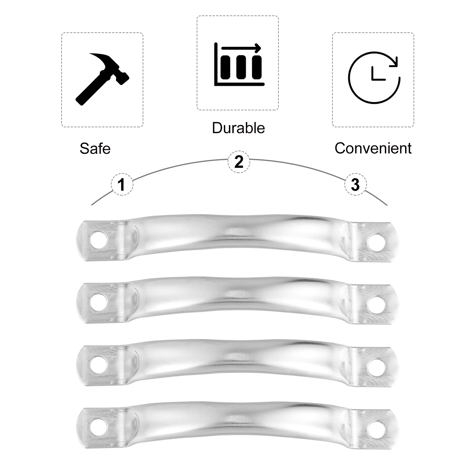

Stainless Steel Handles Cabinet Knobs Hollow Tube Furniture Drawer Knobs Design Durable Furniture Pulls Kitchen Door Hardware