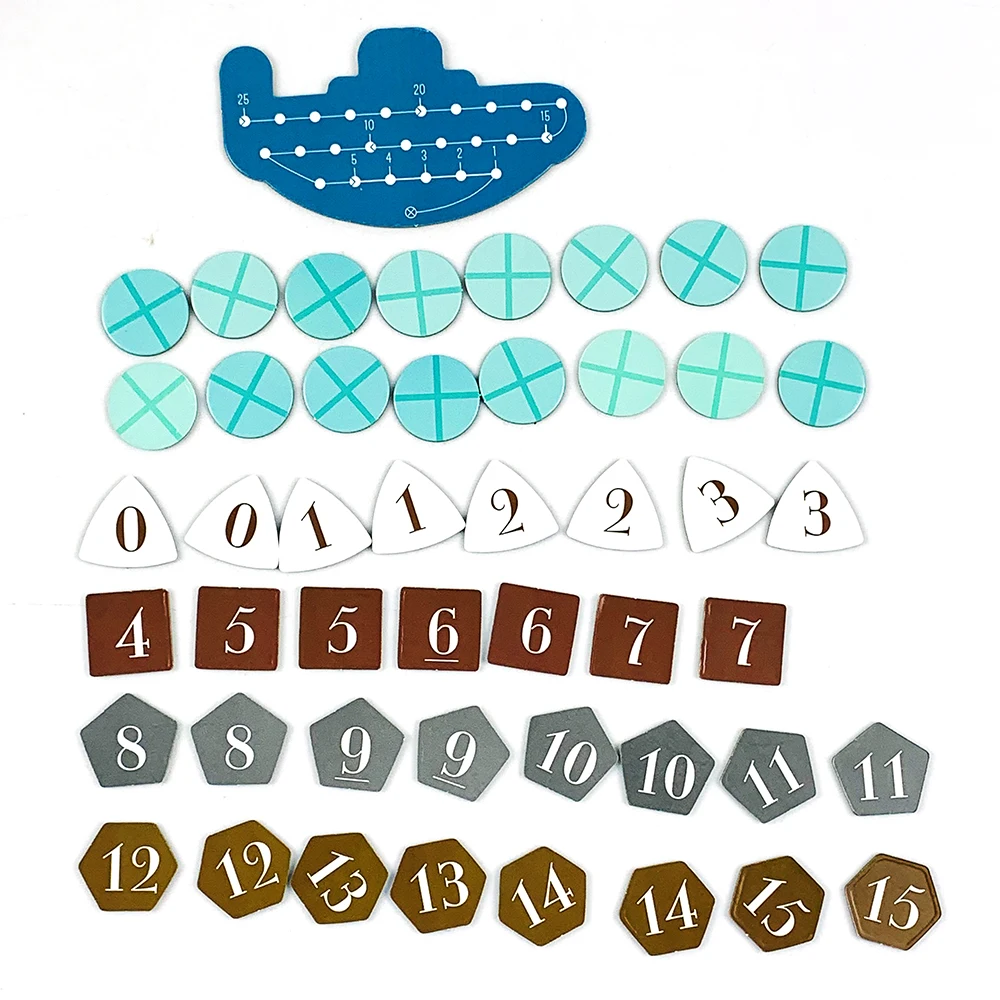 카드 게임 홈 엔터테인먼트 어린이 파티 보드 게임 해저 보물 찾기 전략 보드 게임, 할로윈 및 크리스마스 선물