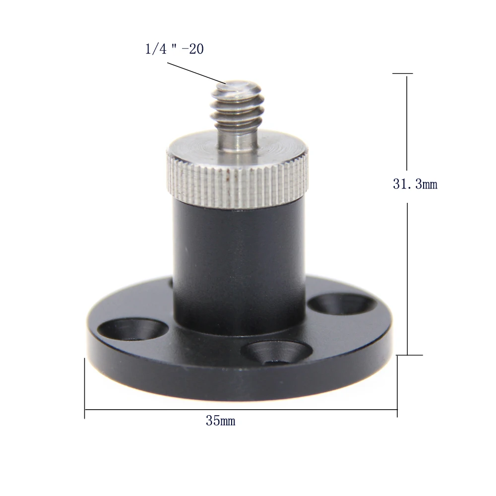 CAMVATE Wall/Ceiling /Table /podium Mount Base With standard 1/4"-20 Male Thread Connector For Microphone/Flash Light Supporting