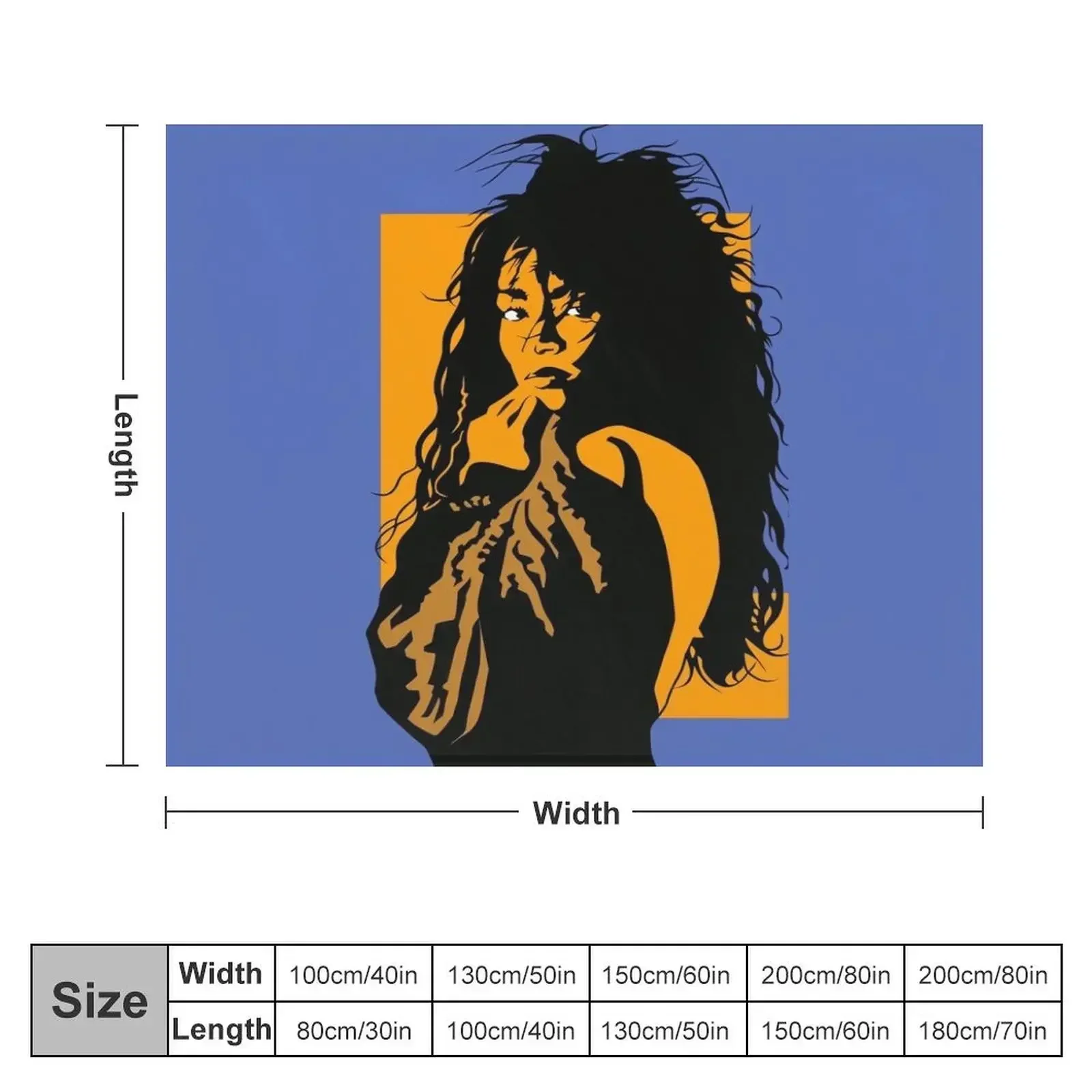 Jody Watley, Cut paper on board, 15 x 20, 2013 Throw Blanket Weighted Sofa Bed Fashionable Bed covers Blankets