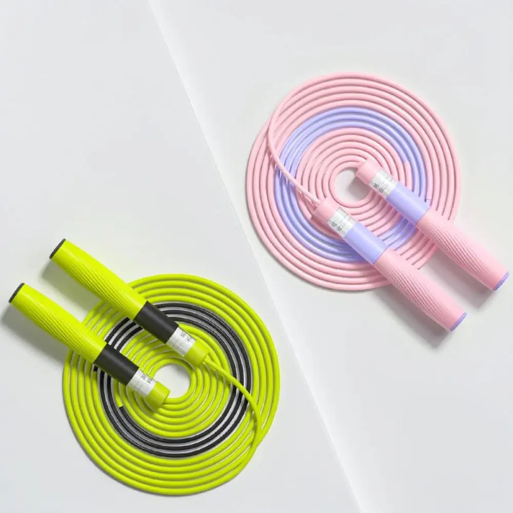 Tangle Free Speed Jump Rope Adjustable Skipping Cord Durable PVC Material Fitness Exercise Tool For Adults Kids Students
