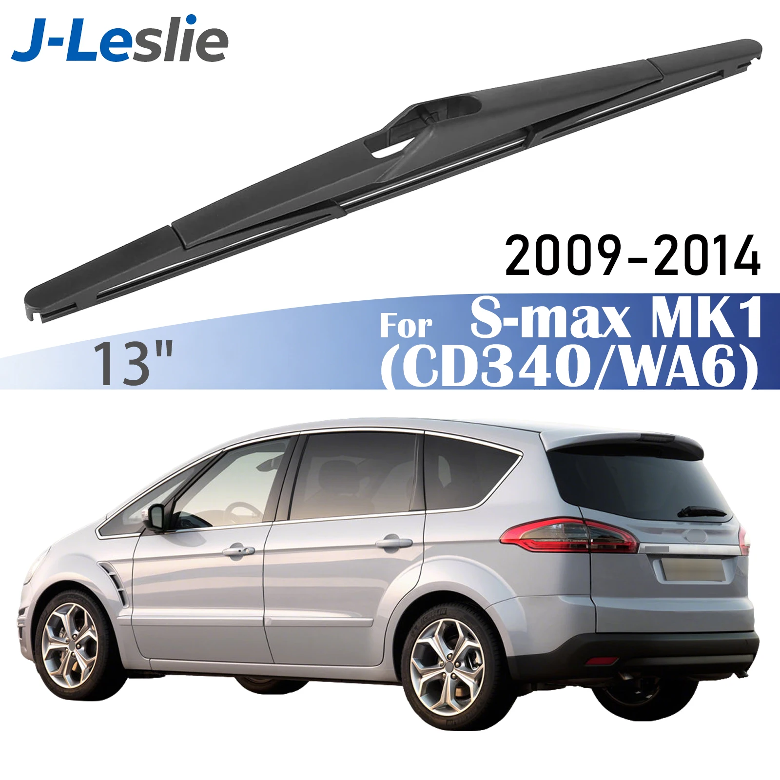 13-Zoll-Heckwischerblatt für Ford S-max SMax S Max MK1 CD340 WA6 2009–2014, Windschutzscheibenwischer, Scheibenwischer, Fensterzubehör scheibenwischer Hinten Heckwischerarm