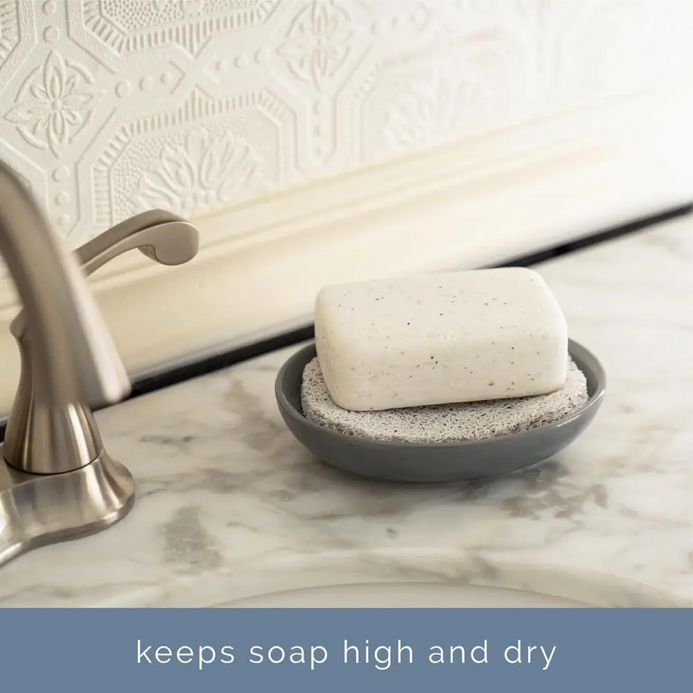 4-Pack White Soap Holders, 2.9x4.4 Inches, for Kitchen and Bathroom Use