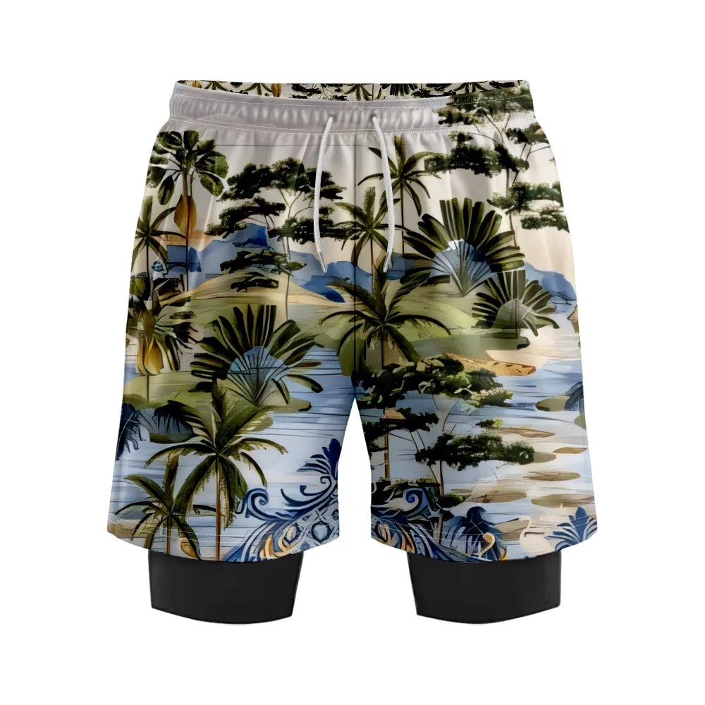 Sneldrogende trendy feestzwembroek voor heren voor zomerfestivals Zomervakanties Strandshorts Stijlvolle lichtgewicht zwemshorts