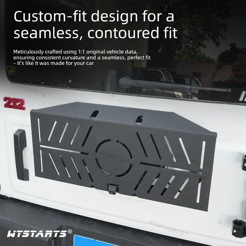 For BAIC 212 T01 storage rack,tailgate extension panel,Spare tire mounting mesh panel,car exterior,tailgate expansion panel
