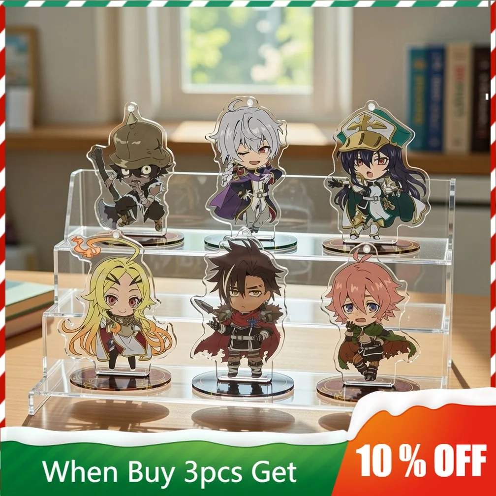 

Q Sentenced To Be A Hero Anime Peripherals PATAUSCHE Cute Acrylic Stand VENETIM Mini Standing Plate XYLO Statue TEORITTA Toys