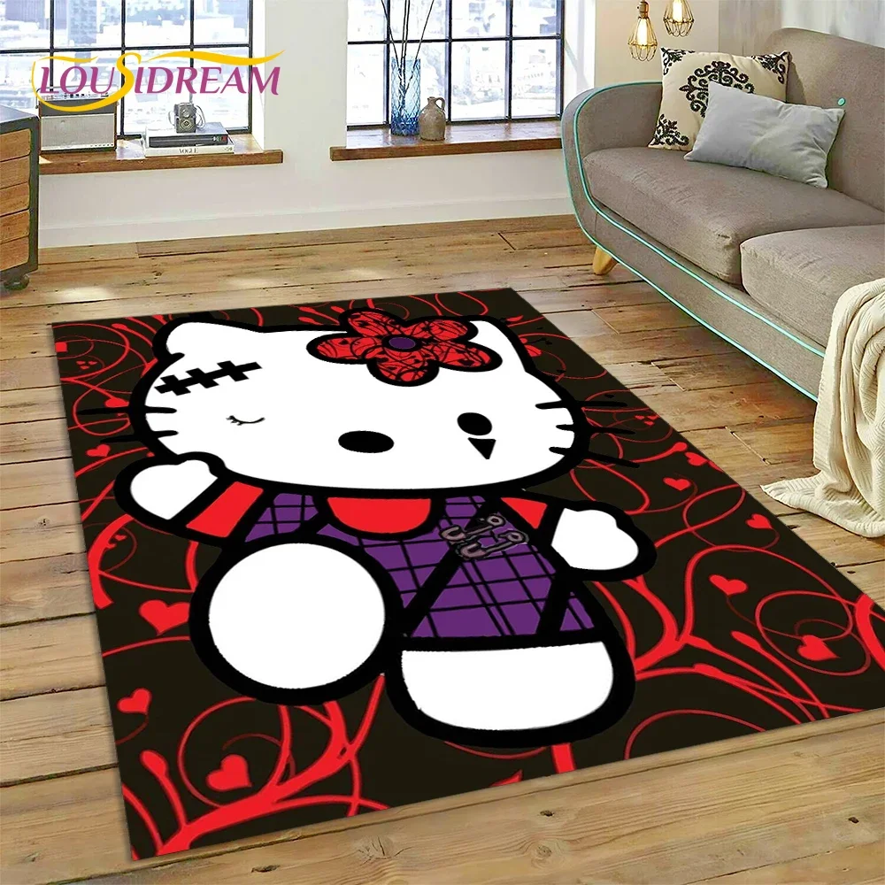 27 Style Cute Hello Kitty Cartoon Sanrio Carpet Rug for Home Living Room Bedroom Sofa Doormat Decor,kids Non-slip Floor Mat Girl