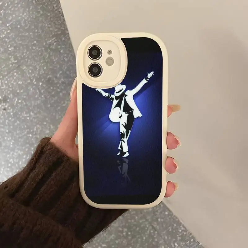 Michael Jackson piosenkarz Etui na telefon Twarde skórzane etui na telefon iPhone 13 12 Mini 11 14 Pro Max Xs X Xr 7 8 Plus 6 6s Se 2022