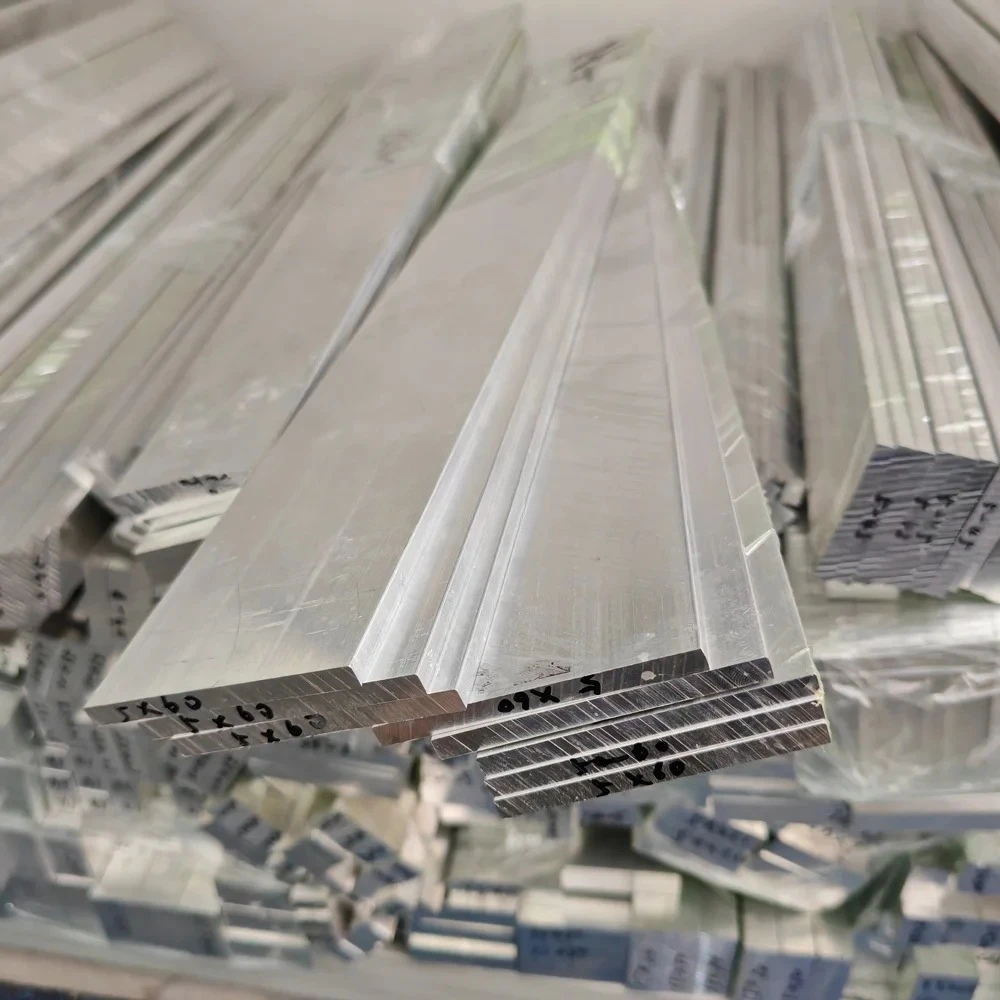 6061 Aluminium Flat Bar Plate Square Rod Aluminium Sheet Metal Strip Solid CNC Alloy Material Thickness 3mm~90mm Customized