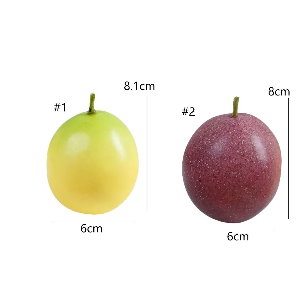 Mini Artificial Passion Fruit Ornament Lifelike Handicrafts Fake Fruits Gold Berry Funny Fruit Model Wedding Party Decorations