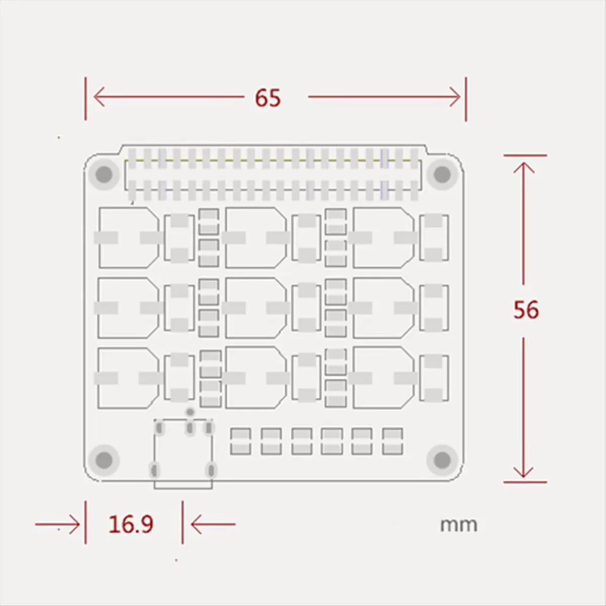 Persevering- Power Filter Purification Board for Raspberry Pi DAC Audio Decoder Board HIFI Expansion Module F11-003(A)