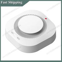 -ABKM Tuya Wifi Smoke Detector Sensor Smart Home Security Protection Fire Alarm Sensor Smart Life APP For Alexa Google Home