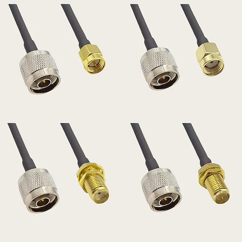 LMR240 Cable N Male to SMA /RP SMA Male Female Adapter LSR240 50-4 LMR-240 50 ohm RF Coaxial Cables