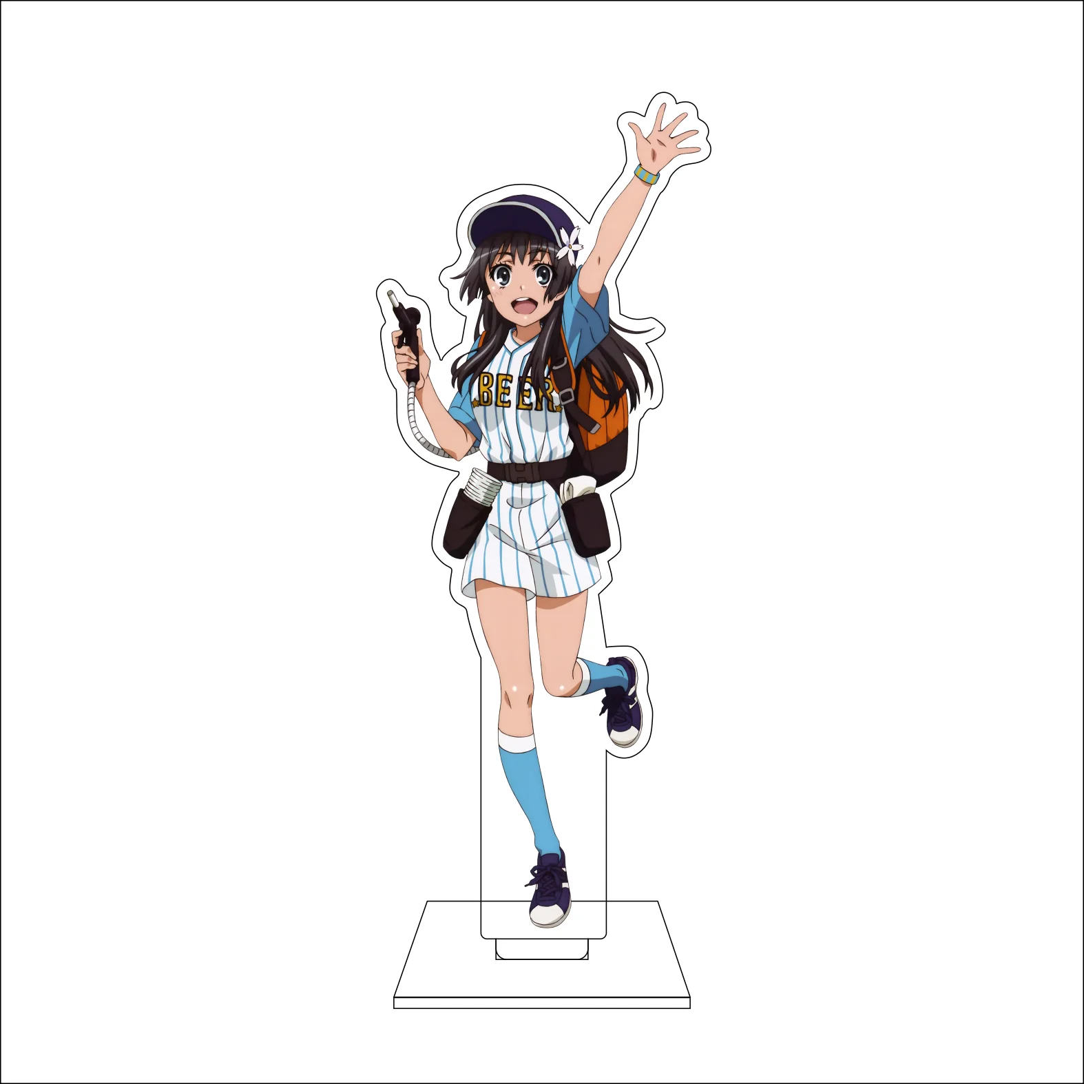 16CM Anime Misaka Mikoto Cosplay Acrylic Figure Stand Plate Shirai Kuroko Saten Ruiko Shokuhou Misaki Ornaments Gifts view 6