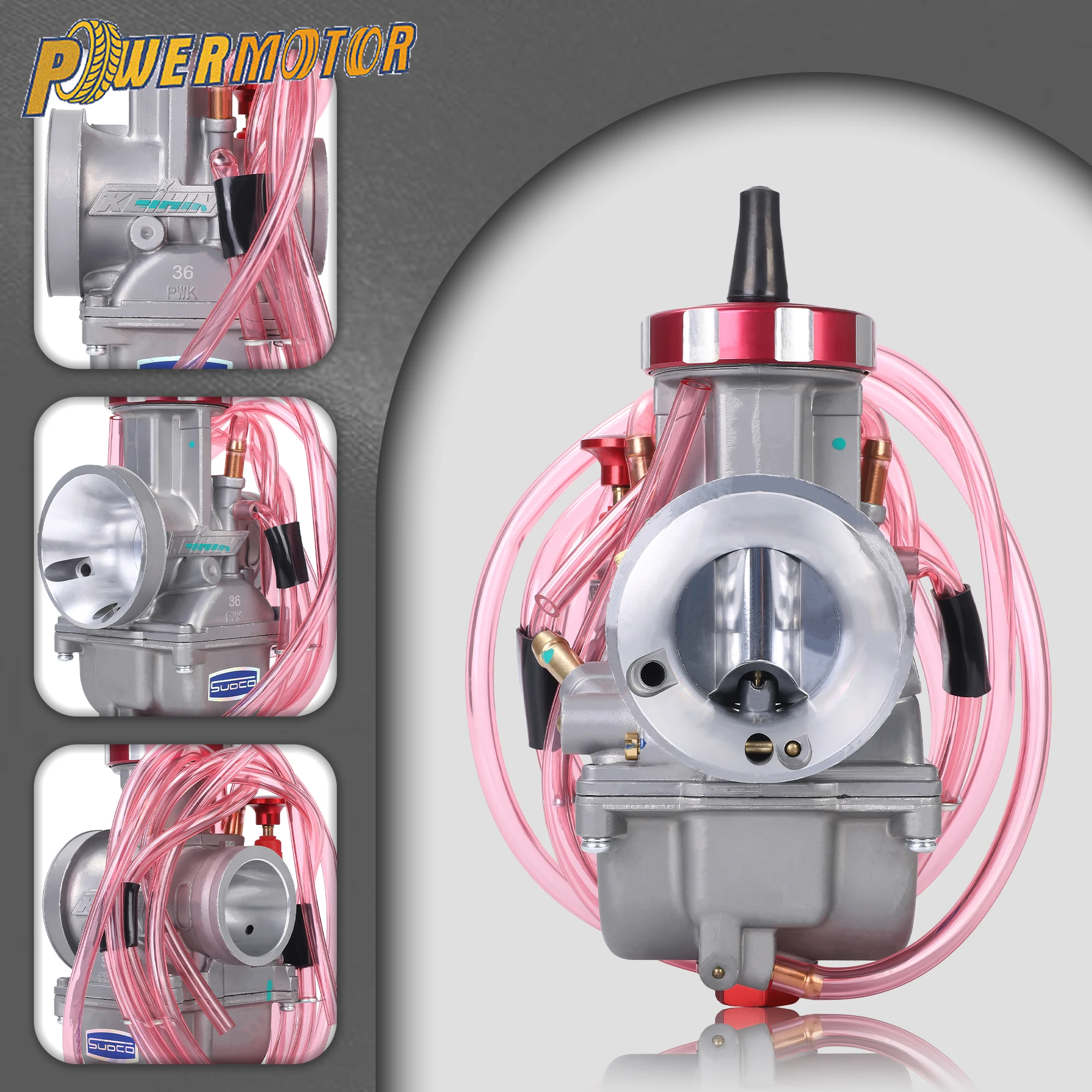 

34 36 38 40 42mm Motorcycle PWK Carburetor For Keihin Suzuki Yamaha Honda ATV Scooter DirtBike Supermoto Motocross Carb Parts