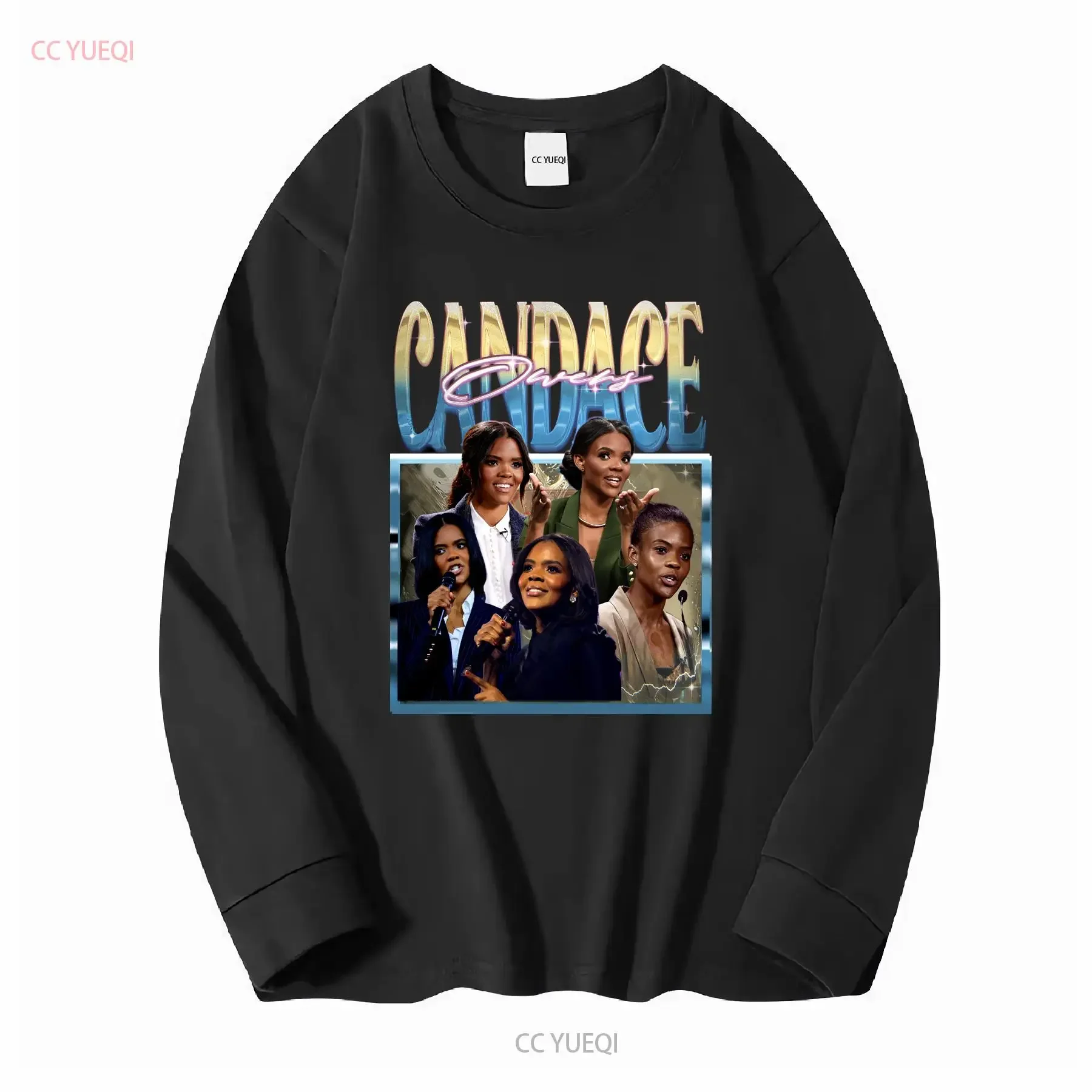 CANDACE OWENS T shirt Vintage Retro C vintage Washed Soft Unisex Versatile Casual Stretched homme fashion Top For Everyday Wear - Image 3