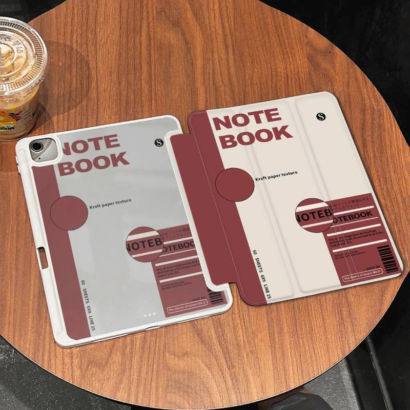 Smart PU Case for IPad 10th Generation 7 8 9th 10.2 Funda Cover Ipad 2017 2018 9.7inch Smart Cover Case Retro Style PC Shell