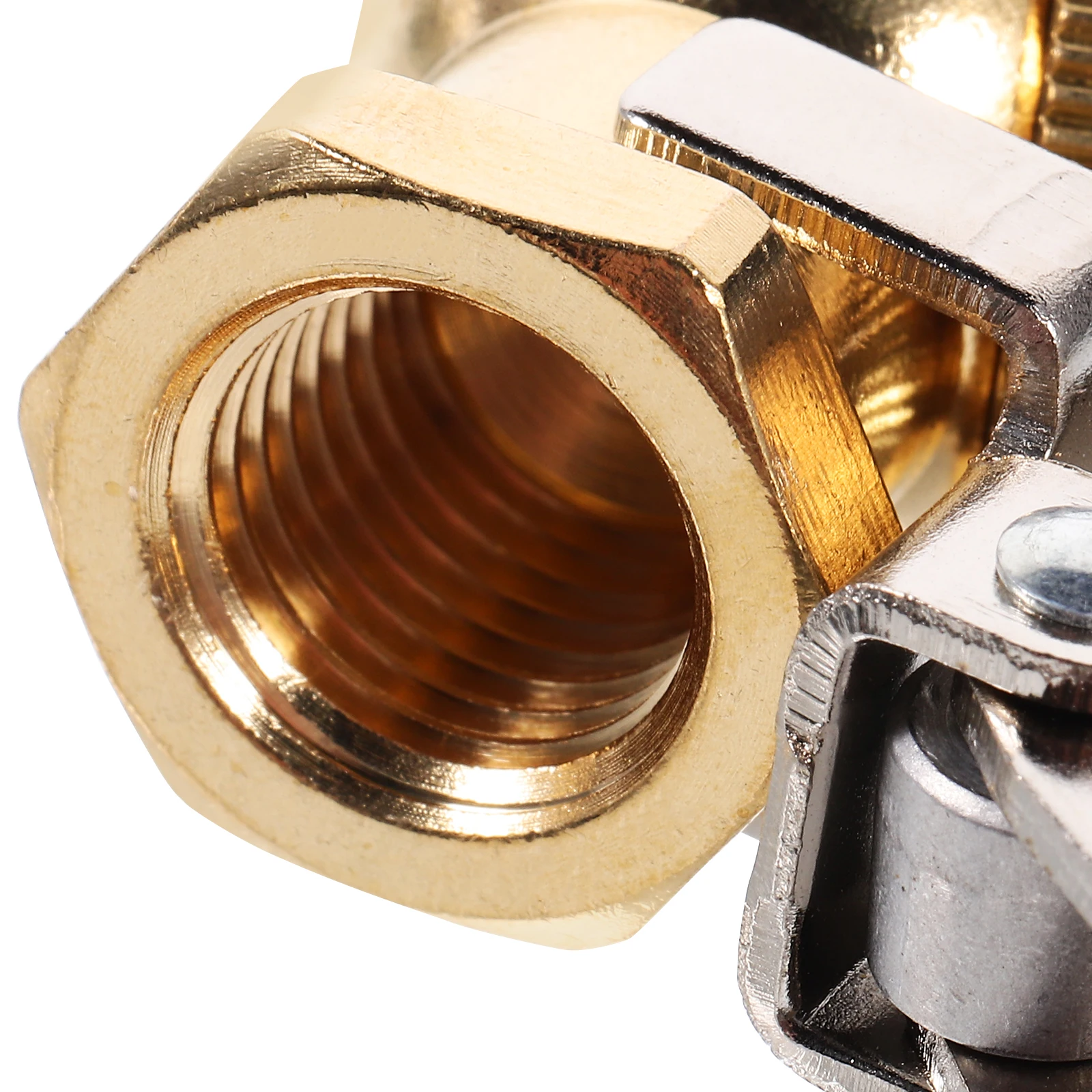 

2 set Tire Chuck 1/4 Inch Internal Thread Locking Air Chuck For Car Motorcycle Bicycle Truck Valve Quick Connect Air Compressor