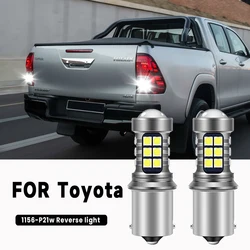 2x Luz de Backup LED para Toyota Hilux Lampada, Blub  Canbus Acessorios 2004-2019 2010 2011 2012 2013 2014 2015 2016 2017, 2018