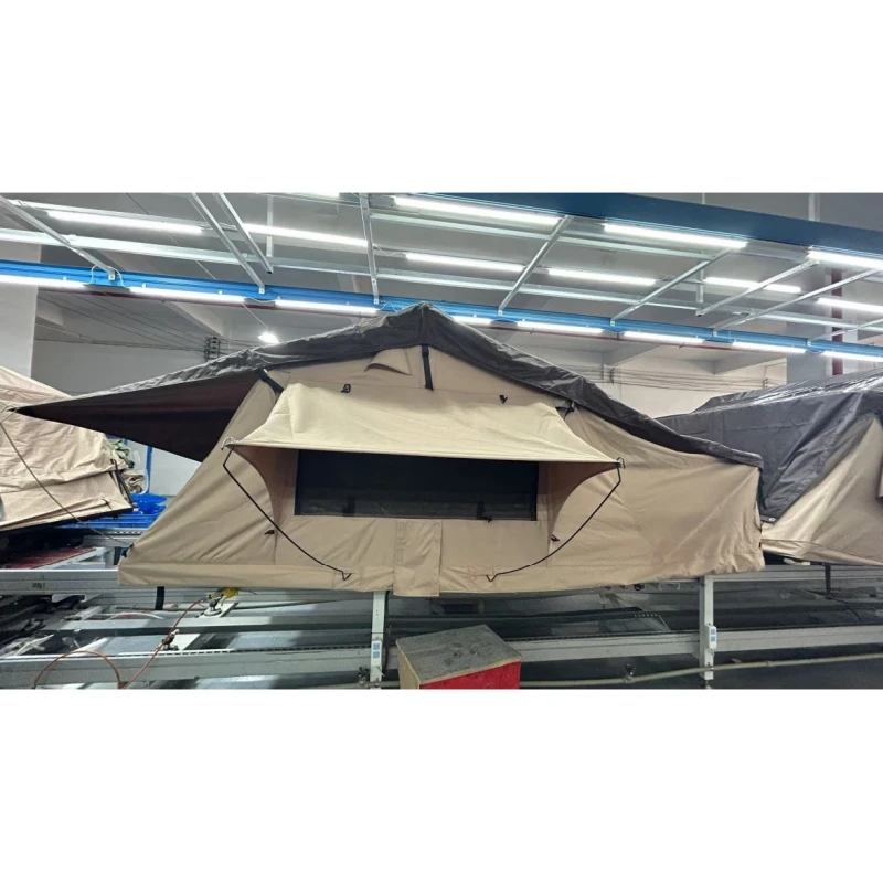 

China Manufacture Soft Roof Tent Instant Deployment Softshell Roof Top Tent Kid-Safe Ladder Roof Top Tent Thin Overlanding