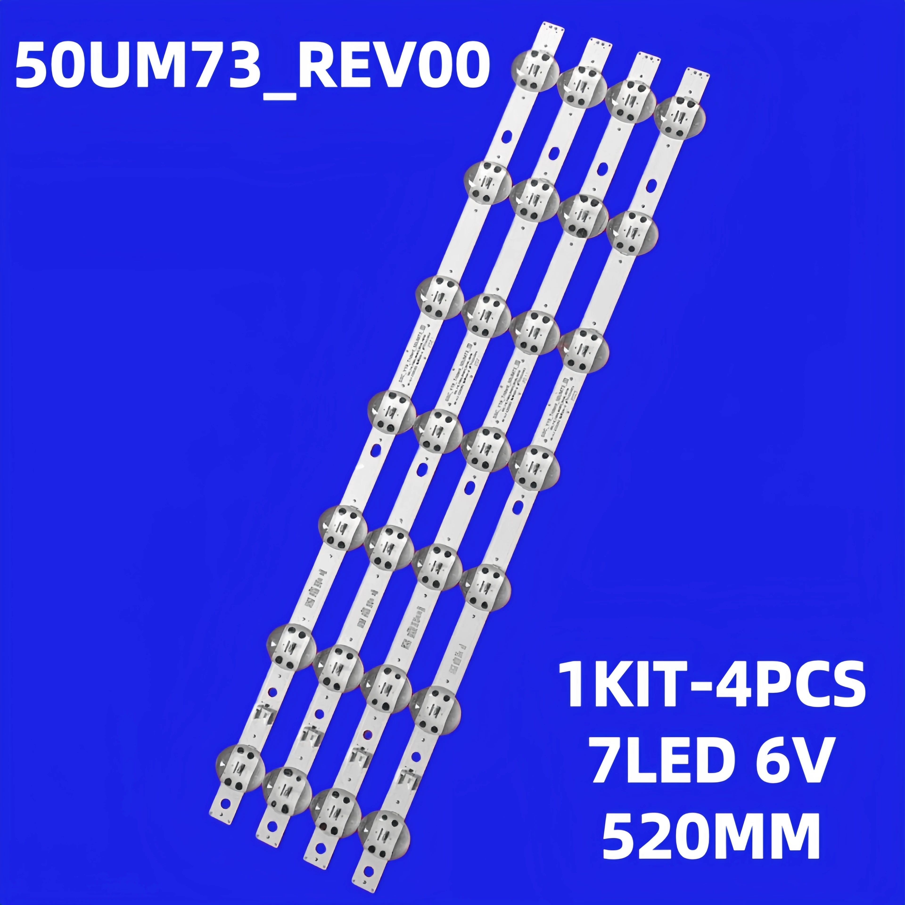 LED backlight strip for Y19_trident_50UM73_REV00_180705 50UM7300AUE 7600PL