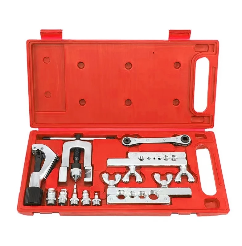 Refrigeration Equipment Service Reaming Expanding Gear AC Fridge Copper Pipe Shaping Portable Pipeline Refit Hand Accessory Set