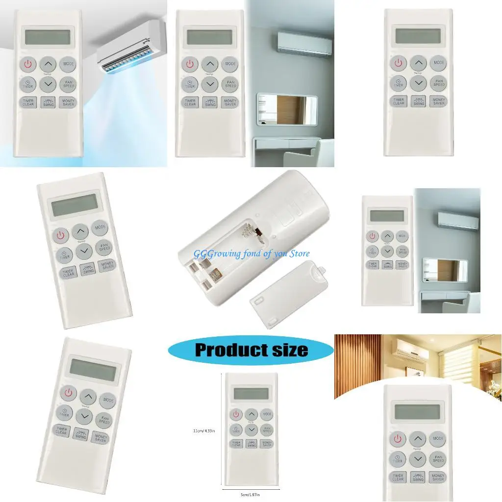 

H9EB Replacement Remote Control For Air Conditioners AKB73756214 And Compatible Devices Durability