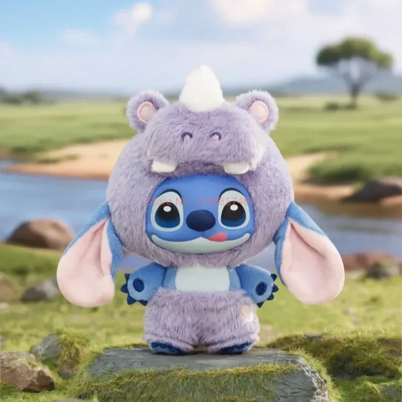 Koleksi Mainan Model Boneka Vinyl Lucu Seri Hewan Liar Stitch Baru, Kotak Misteri Trendi, Gantungan Tas, Dekoratif, Hadiah Ulang Tahun untuk Anak Perempuan