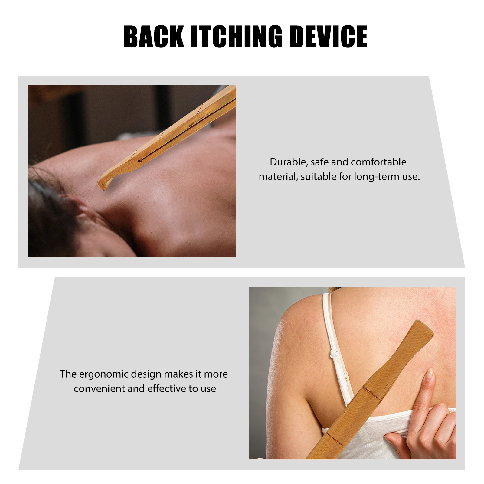 

Massage Hammer Wooden Scratcher Yellow Self Tool Back Itching Device Claw Durable Premium Practical Portable All Ages