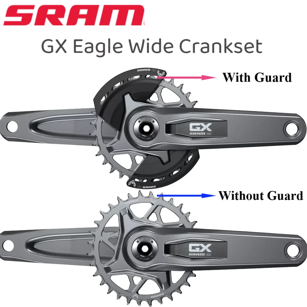 2024 SRAM GX EAGLE Wide Crankset TTYP-GX 12 speed With Guard 34T 32T 170mm 175mm MTB Bike Bicycle Parts FC Bottom Bracket