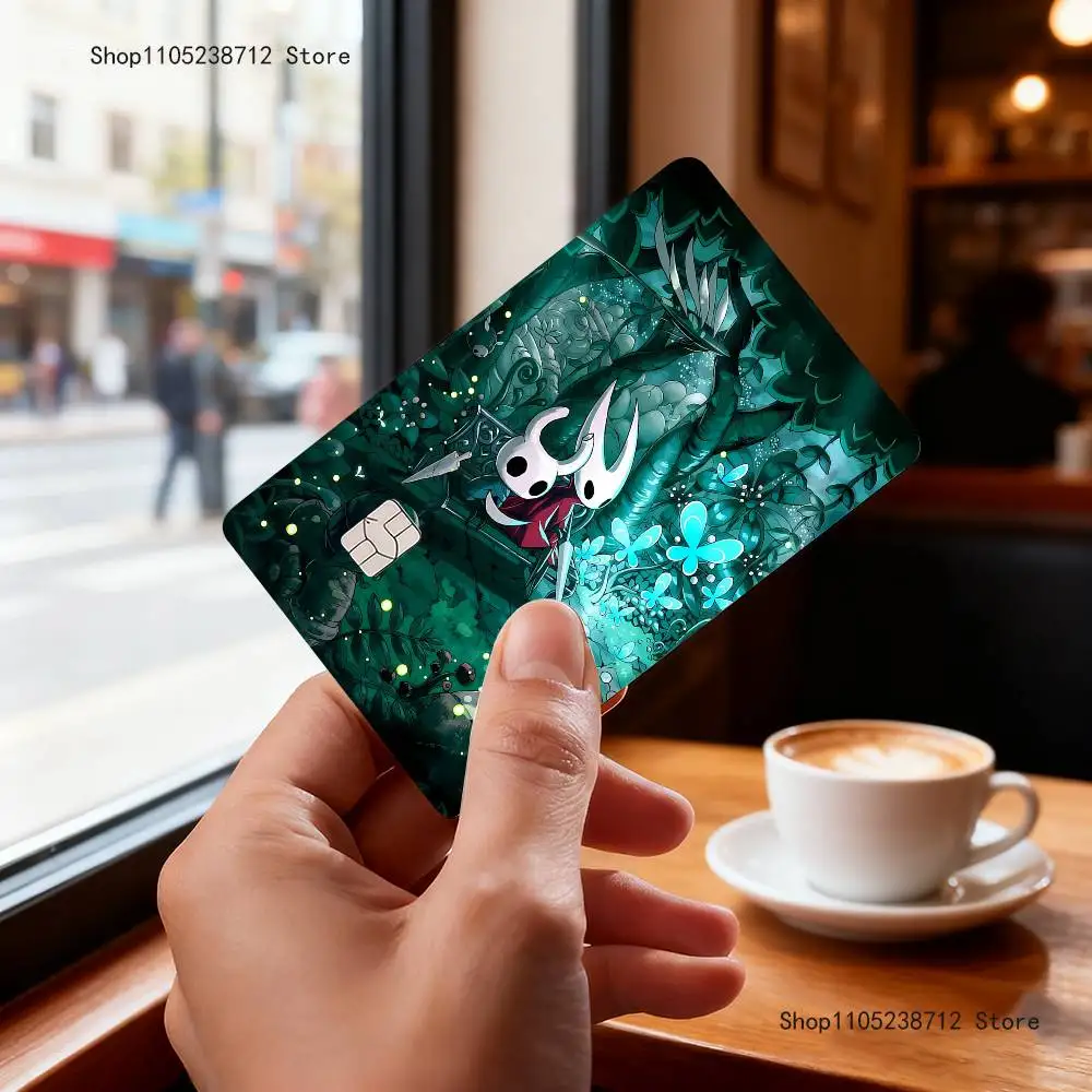 Horror Anime H-Hollow K-Knights crédito débito autobús campus tarjeta de acceso decoración fresca pegatinas impermeables resistentes a los arañazos