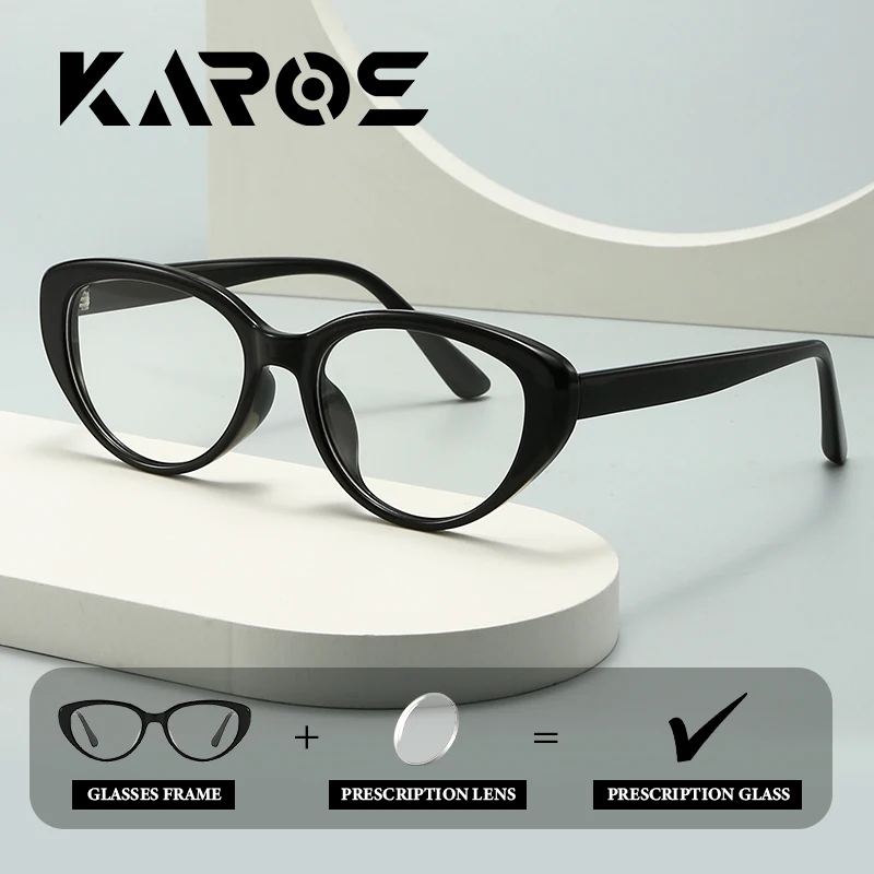 نظارات قصر النظر المربعة الحديثة من KAROS للنساء والرجال عدسات متعددة البؤر تقدمية للكمبيوتر والعمل القريب #1