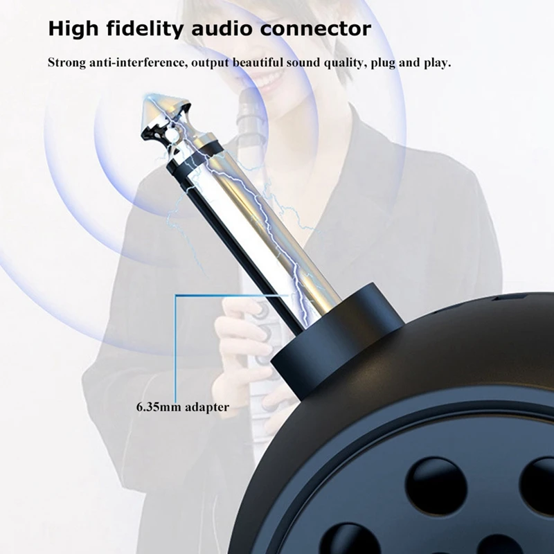 Mini Guitar Bluetooth Speaker Portable Loudspeaker For Electric Guitar Electric Blowpipe