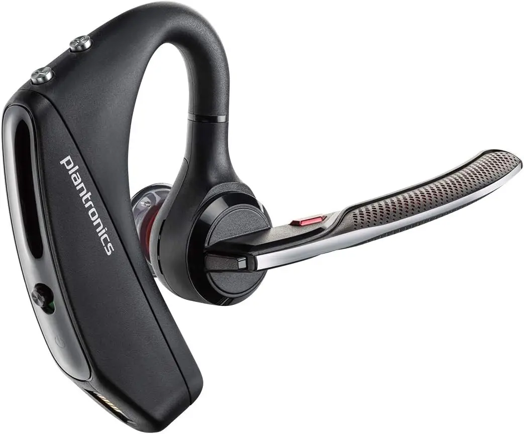 Wireless Bluetooth Headset with 4-Mic Noise Cancellation, 7H Talk Time, Alexa Built-in, WindSmart Technology, Comfort Fit for Calls