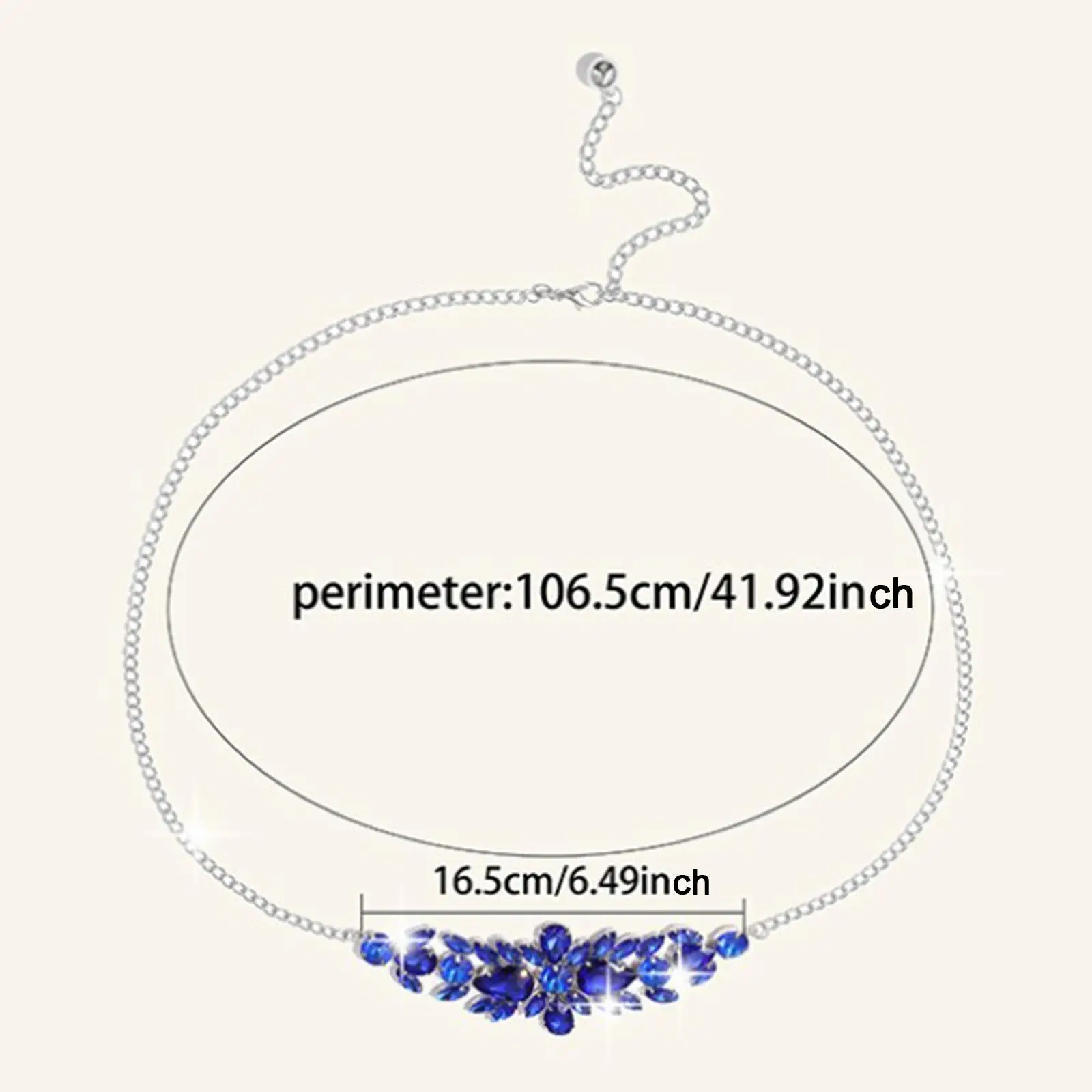 النساء الخصر حزام على شكل سلسلة السراويل حزام على شكل سلسلة الزخرفية المعادن قابل للتعديل موضة مجوهرات للجسم للملابس فستان الجينز تنورة #6