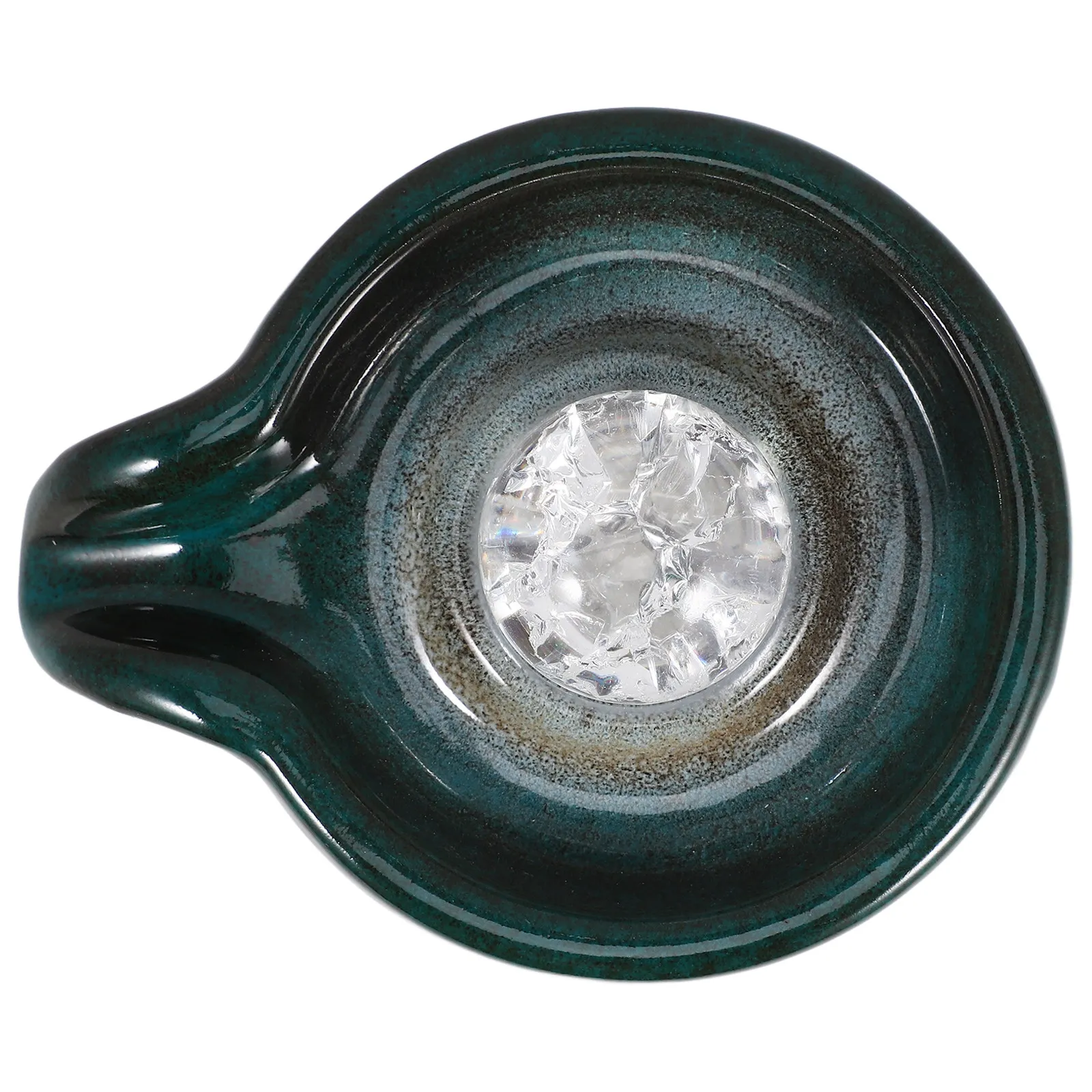 Ceramic Waterfall Spout Fountain Part – Durable Outdoor Garden Decor Replacement for Home Water Features