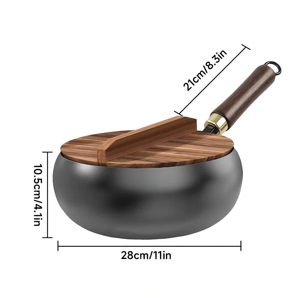 Gietijzeren koekenpan, antiaanbakpan, pizza- en pannenkoekenpan, groente- en biefstukpan, keukenpan, omeletpan, buiten BBQ-pan, bakpannen