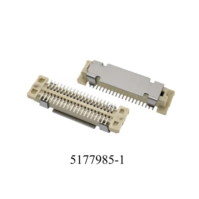 5pcs/lot 5177985-1 CONN RCPT 40POS SMD GOLD 40PIN H=3.8mm Spacing=0.8mm Connector Receptacle Outer Shroud Contacts Surface Mount