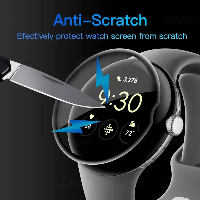 Protector de pantalla completa 5D para Google Pixel Watch, cubierta de película protectora, no cristal para Google Pixel, accesorios para reloj inteligente, 5/1 Uds.