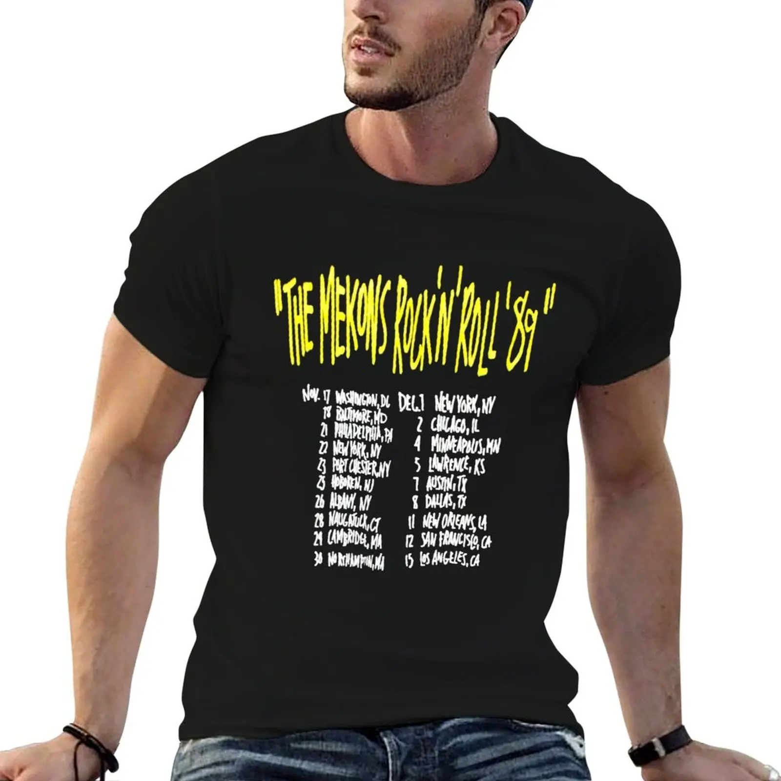 1989 Mekons Vintage Memphis, Egypt Era The Mekons Rock _N_ Roll 89 Tour Cult Classic 80_s + 90_s British Post Punk Rock  T-Shirt