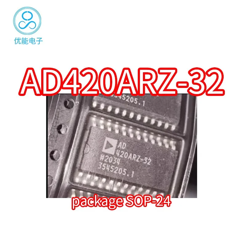 

AD420ARZ-32 chip AD420AR-32 AD420AR packaging SOP24 digital to analog converter IC