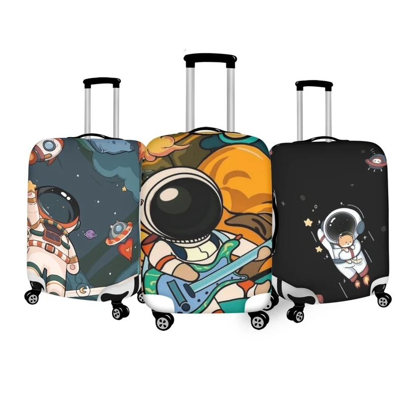 

Cartoon Astronaut Pattern Travel Luggage Cover Removeable Suitcase Covers Protector 18 To 32 Inch Trolley Case Travel Accessory