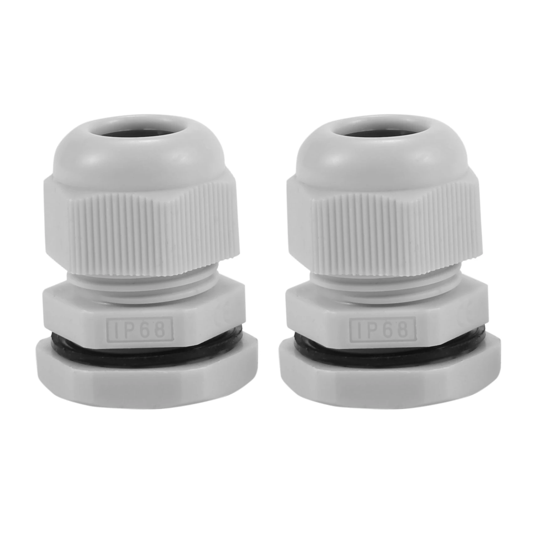 5 x M20 20mm White Waterproof Compression Cable Stuffing Gland Lock