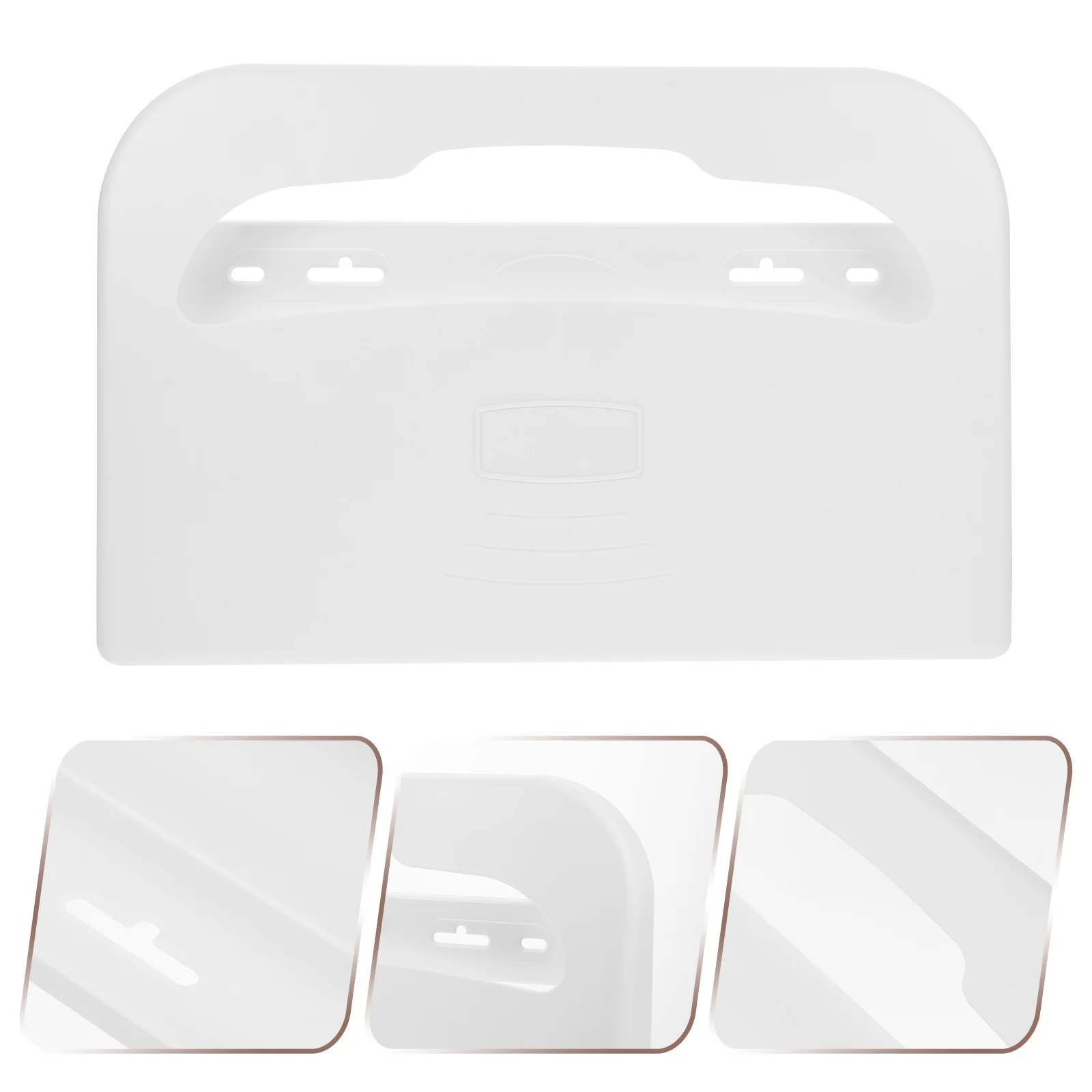 

Rack for Toilet Seat Covers Decorative Holder Plastic Bathroom Wipes Dispenser Reusable Container